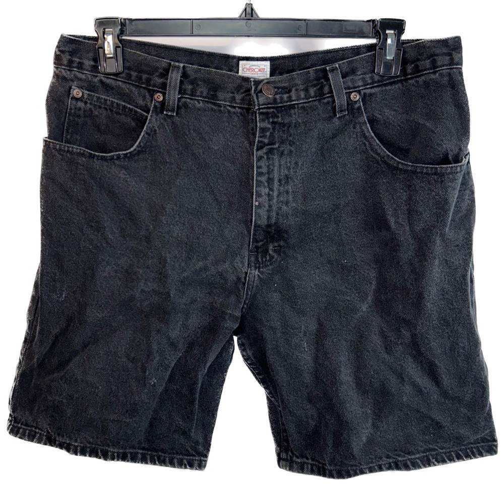 Cherokee Shorts Denim At the Knee Above the Knee Jean Shorts Vintage Dad Jorts